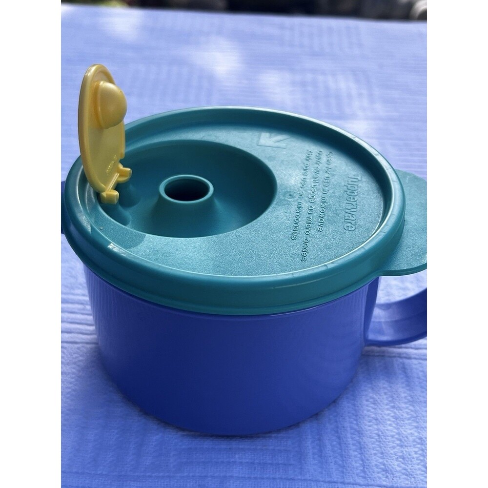 Tupperware CrystalWave Microwave Soup Bowl Mug 16oz Excellent PreOwned Condition